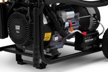 HBM aggregaat, generator 322 cc met benzinemotor 230V 5500W