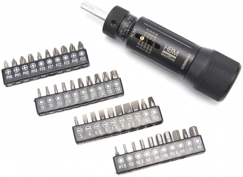 HBM momentschroevendraaier 1/4 inch. 1 - 5 Nm