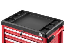 HBM gereedschapswagen 7 laden, model 2, rood