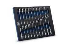 HBM inlay met ringratelsteeksleutelset metrisch 22-delig