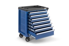 HBM gereedschapswagen 7 laden, model 2, blauw