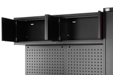 HBM modulair werkplaatssysteem 6-delig, zwart rood, model B