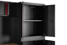 HBM modulair werkplaatssysteem 6-delig, zwart rood, model B