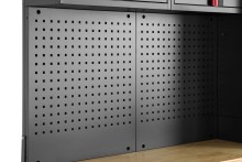 HBM modulair werkplaatssysteem 6-delig, zwart rood, model B