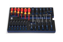 HBM gereedschapskoffer, gereedschapstrolley 238-delig