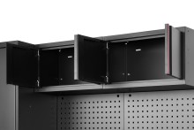 HBM modulair werkplaatssysteem 6-delig, zwart rood, model A