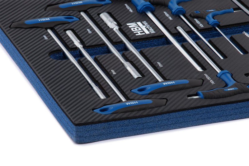 HBM inlay met T-grepenset metrisch 16-delig HBM inlay met T-grepenset metrisch 16-delig