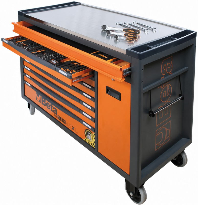 Beta gereedschapswagen 8 laden, 1061-delig, BW 2400 RSC24AXXL-O, oranje Beta gereedschapswagen 8 laden, 1061-delig, BW 2400 RSC24AXXL-O, oranje