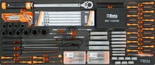 Beta gereedschapswagen 8 laden, 1061-delig, BW 2400 RSC24AXXL-O, oranje
