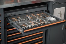 Beta werkplaatsinrichting, RVS werkblad, 196-delig, C45PRO 2.0 B7X/196UT