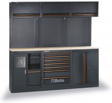 Beta werkplaatsinrichting, multiplex werkblad, 157-delig, C45PRO 2.0 AW/157UT Beta werkplaatsinrichting, multiplex werkblad, 157-delig, C45PRO 2.0 AW/157UT
