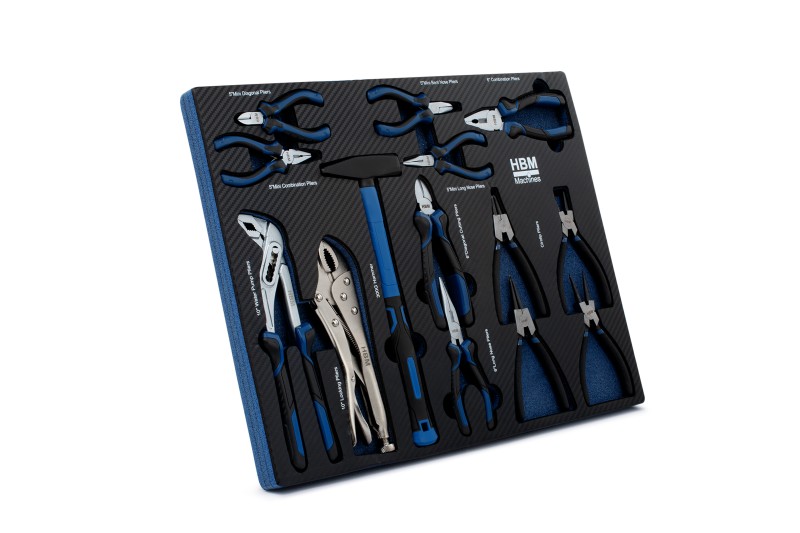 HBM inlay met tangenset, hamer 14-delig HBM inlay met tangenset, hamer 14-delig