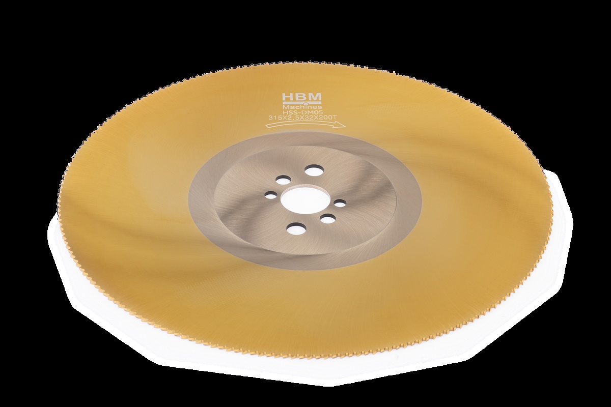HBM metalsavklinger, spændehul 32 mm - 315 mm | rustfrit stål | 200 tænder