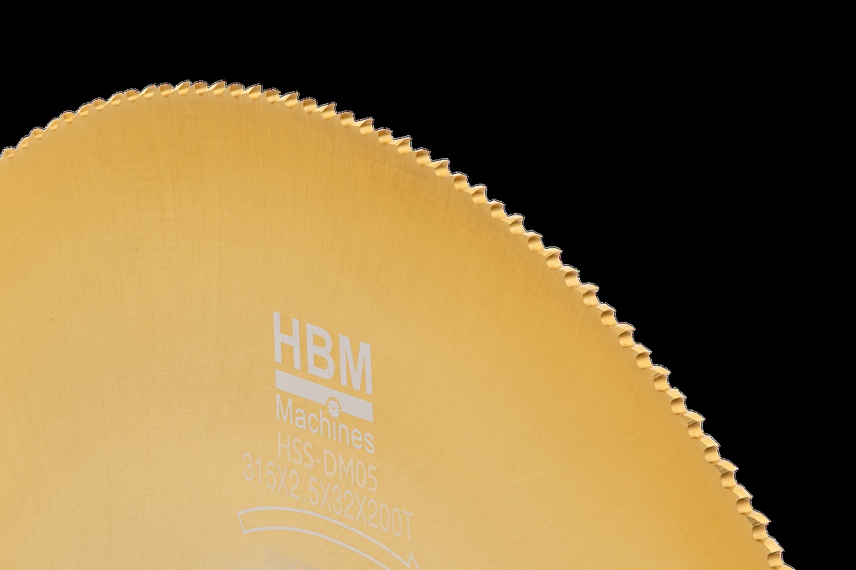 HBM metalsavklinger, spændehul 32 mm - 315 mm | rustfrit stål | 200 tænder