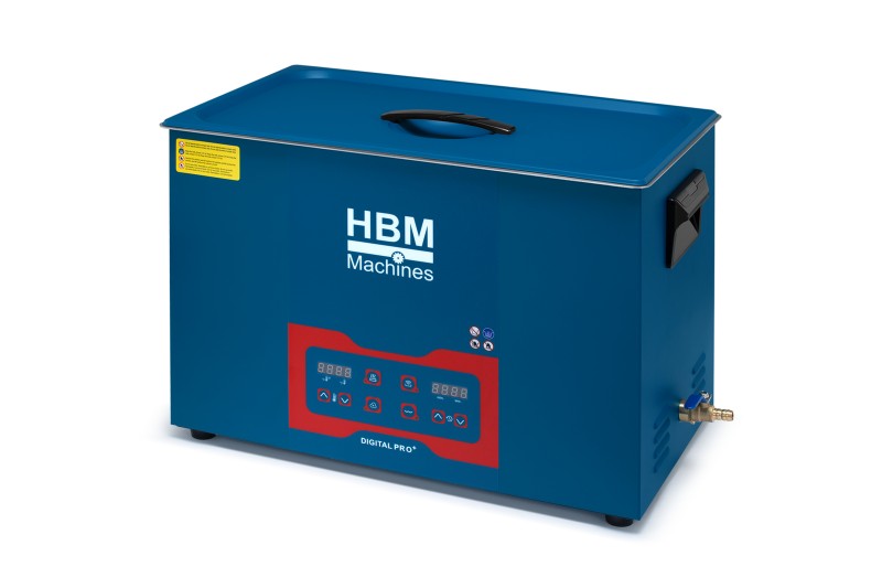 HBM ultrasoon reinigers, blauw - 38 l