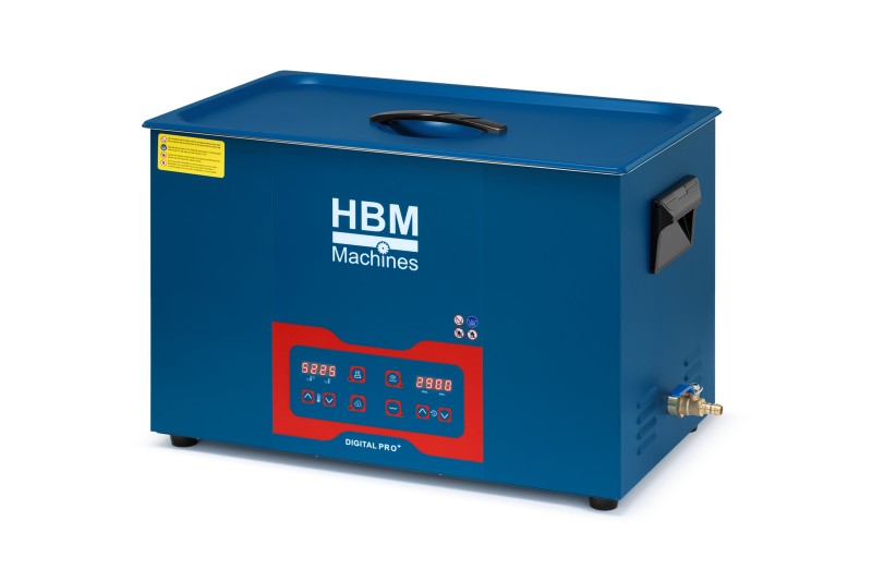 HBM ultrasoon reinigers, blauw - 34 l
