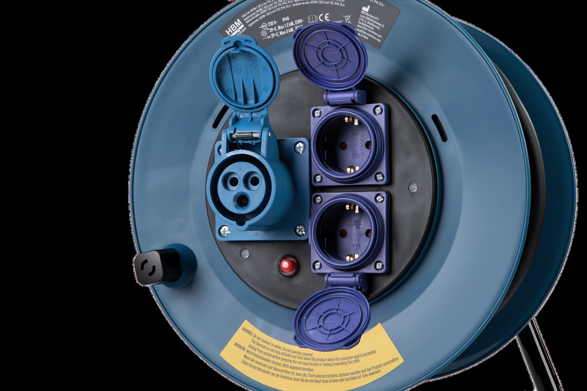 HBM kabeltromle - H07RN-F 3G2.5 CEE | IP44 | 25 m