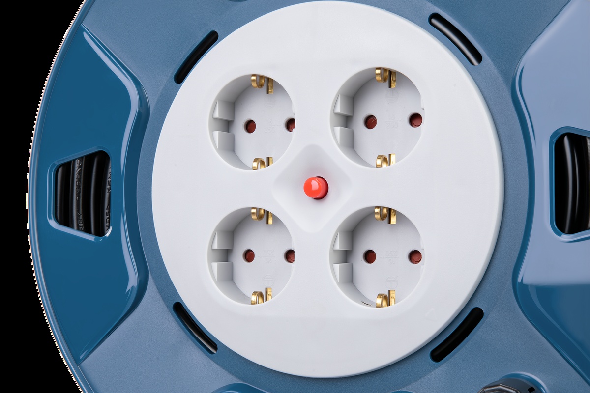 HBM kabeltromle - H05VV-F - 3G1,5 mm² | IP20 | 50 m