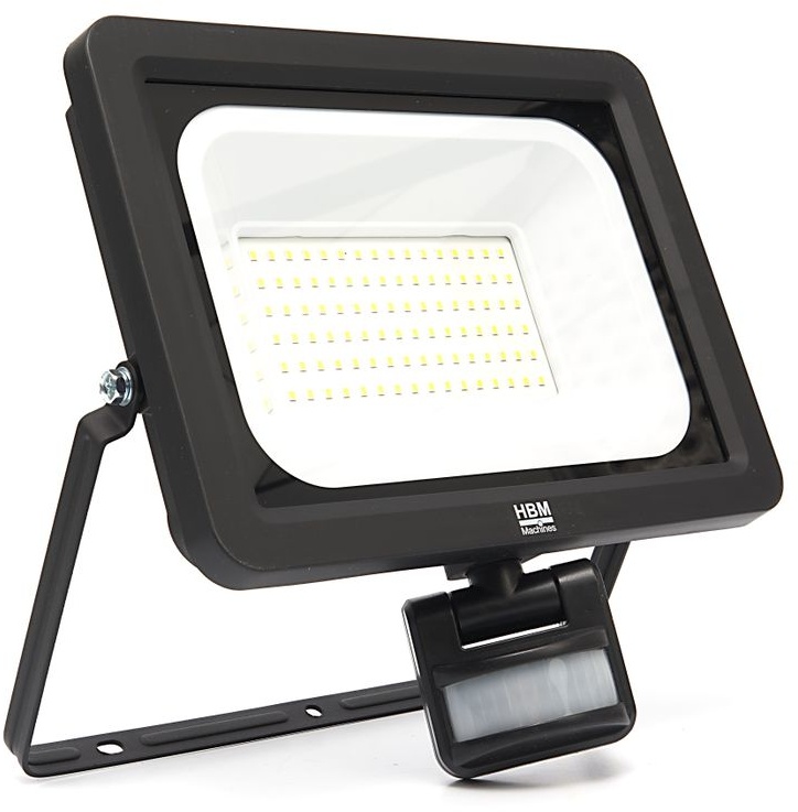 HBM LED byggelampe med sensor og hurtigkobling - 7.500 lm | 70 W