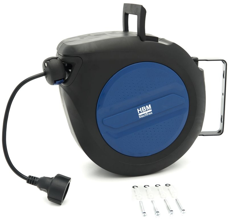 HBM automatische stroomhaspel, kabelhaspel IP20, 3x 1,5mm - 15 m