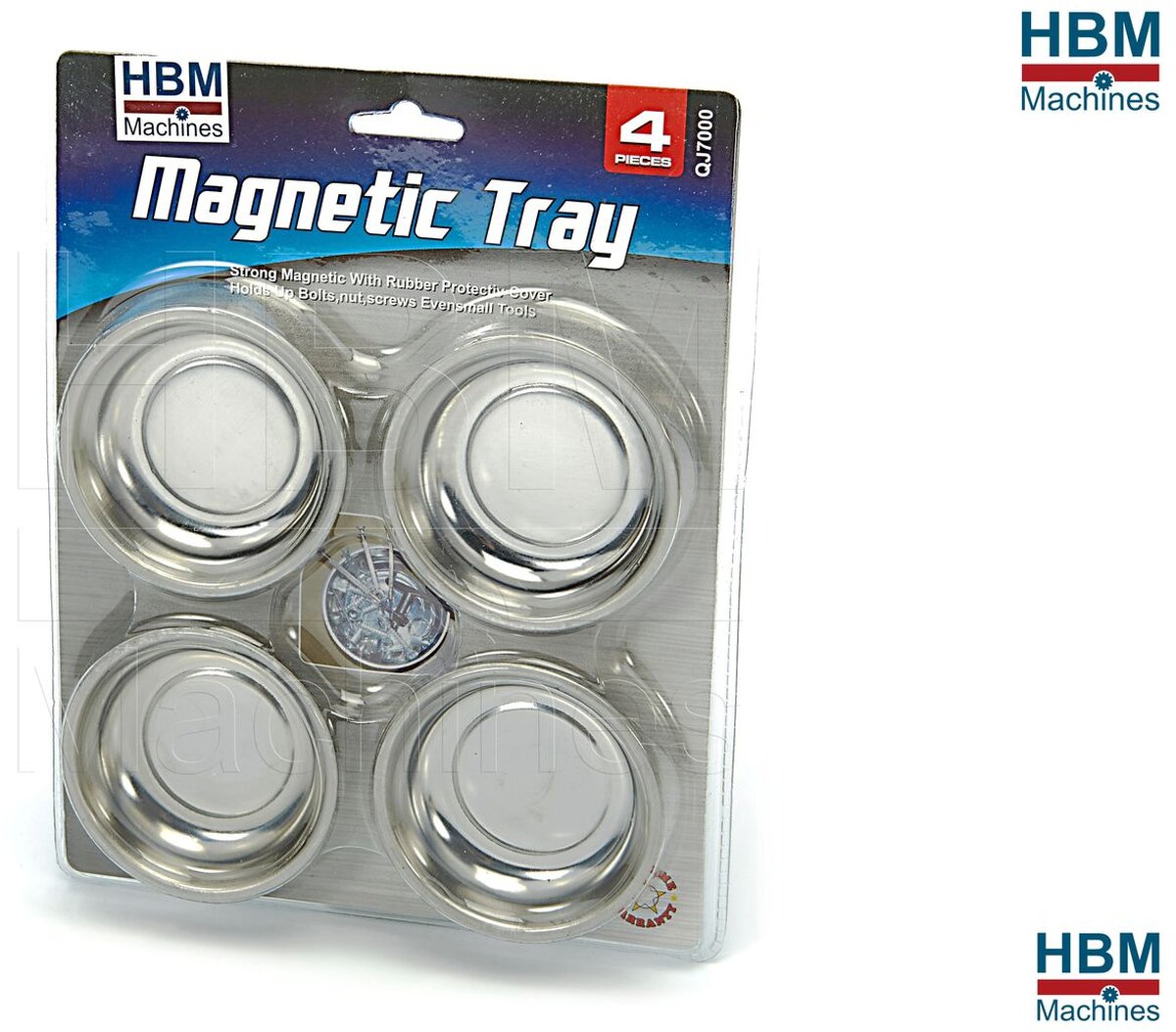 Hbm 4-delad magnetisk tallriksuppsättning