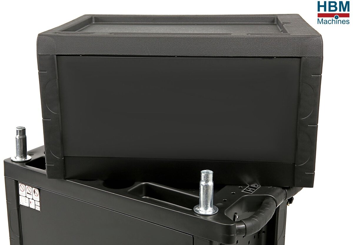 HBM 4 Laden Gereedschap Opzetkast - ROOD