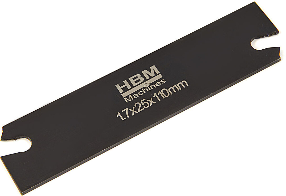 HBM Afsteekhouder met 2mm HM Wisselplaat