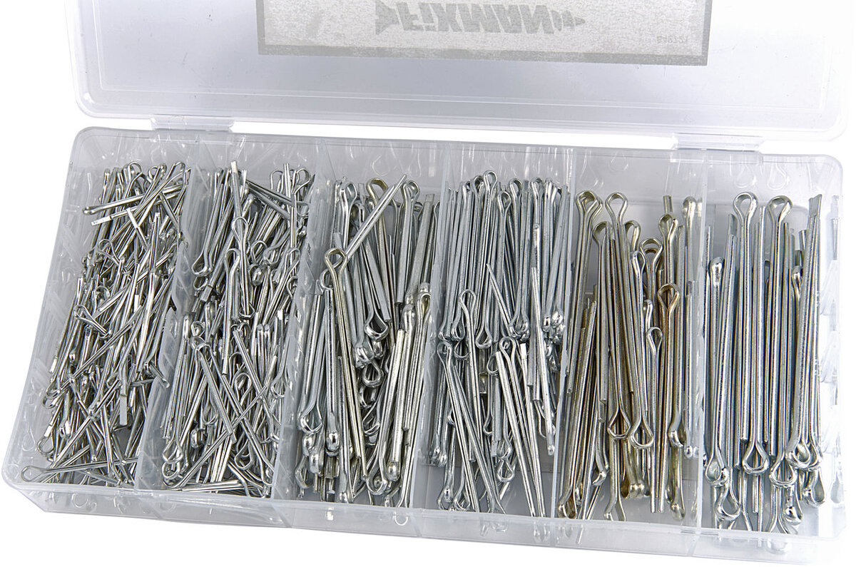 HBM 555 Piece Split Pins Assortment