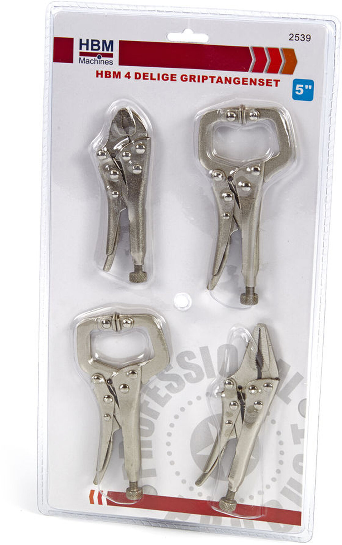 HBM 4-stykke gripetangsett