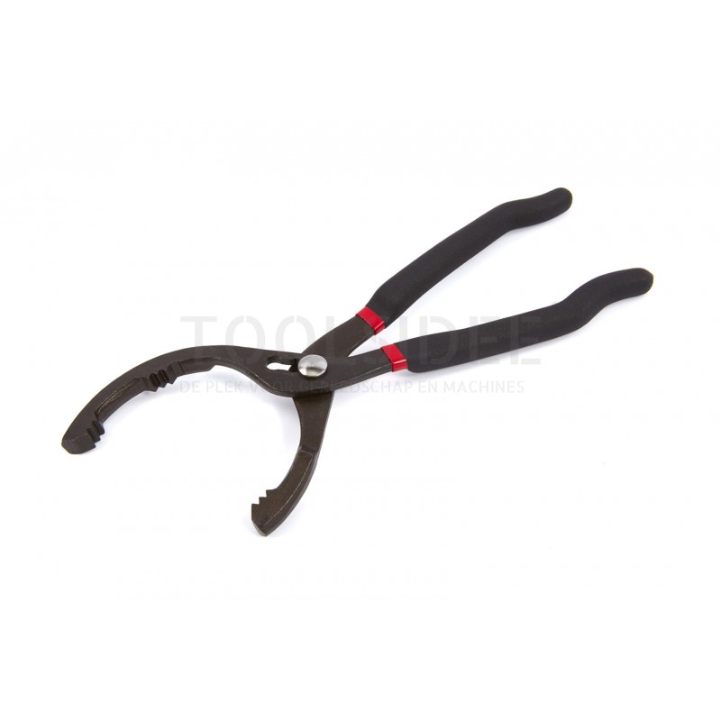 HBM 300 mm. oil filter pliers with 20 degree angle and 63.5 to 116 mm reach
