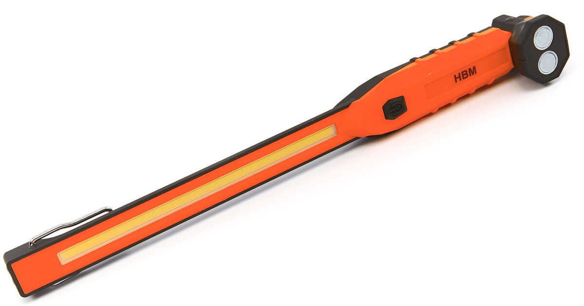 Hbm professionell laddningsbar extra smal LED-ficklampa 300 lumen