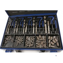 HBM M 5 - M 12 gjenget reparasjonssett med ekstra lange 2D gjengede bøsser