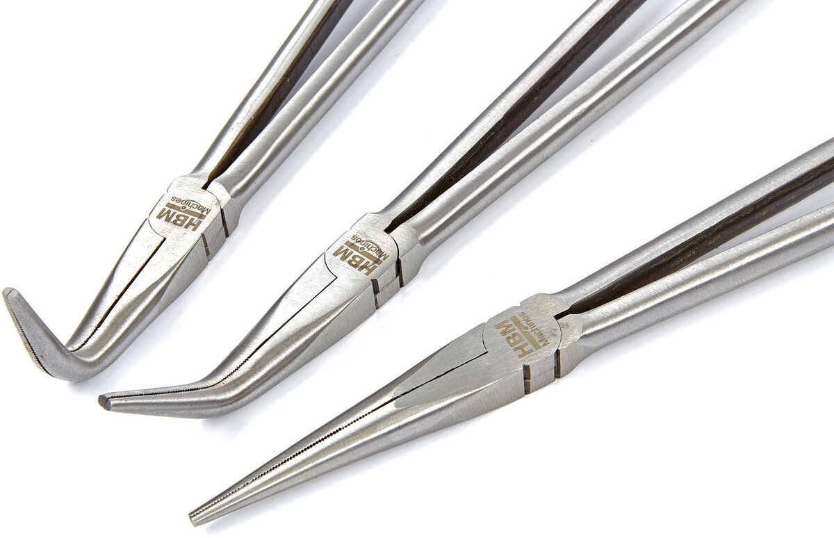 HBM Profi 400 mm 3-teiliger langer Zangensatz