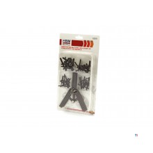  HBM Pop-niittipihdit, mukaan lukien 40 muovista pop-niittiä