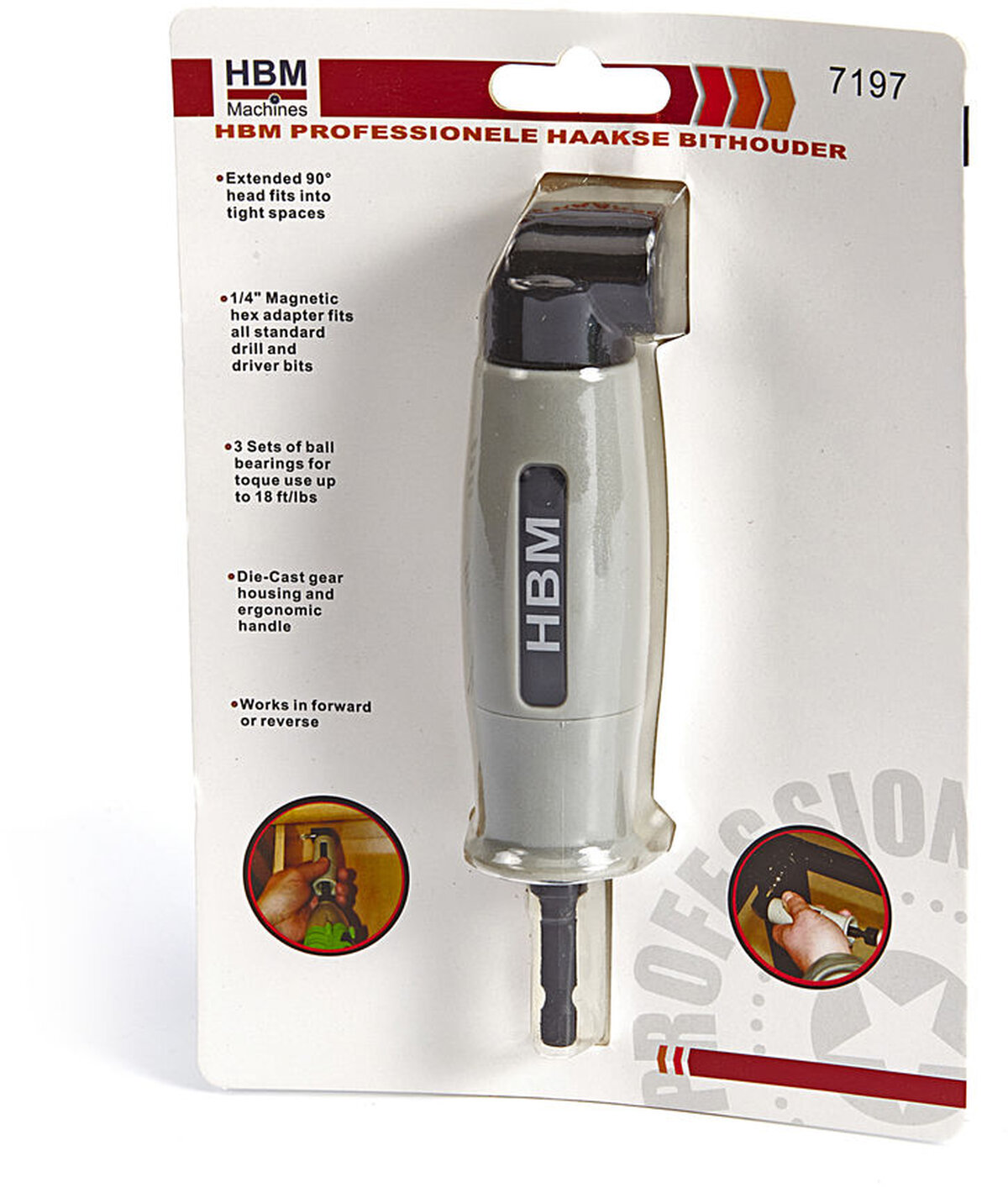 HBM Professioneller, rechtwinkeliger Bithalter