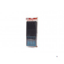 HBM 6-piece extra long pick and hook set 250 mm.