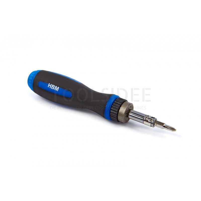 HBM 60-piece t-handle bit, cap holder and precision screwdriver set