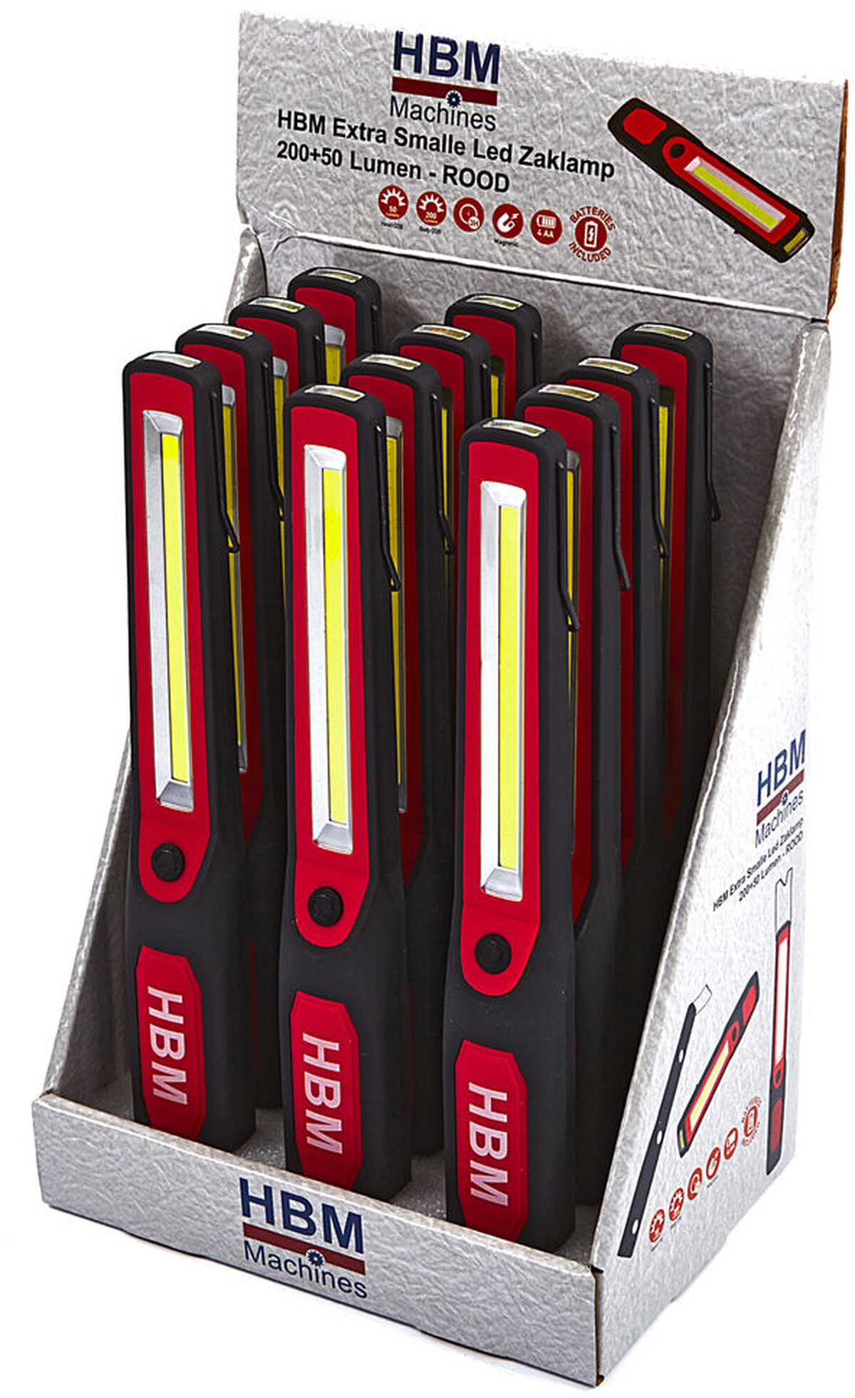 HBM ekstra smal ledet lommelykt 250 lumen HBM ekstra smal ledet lommelykt 250 lumen