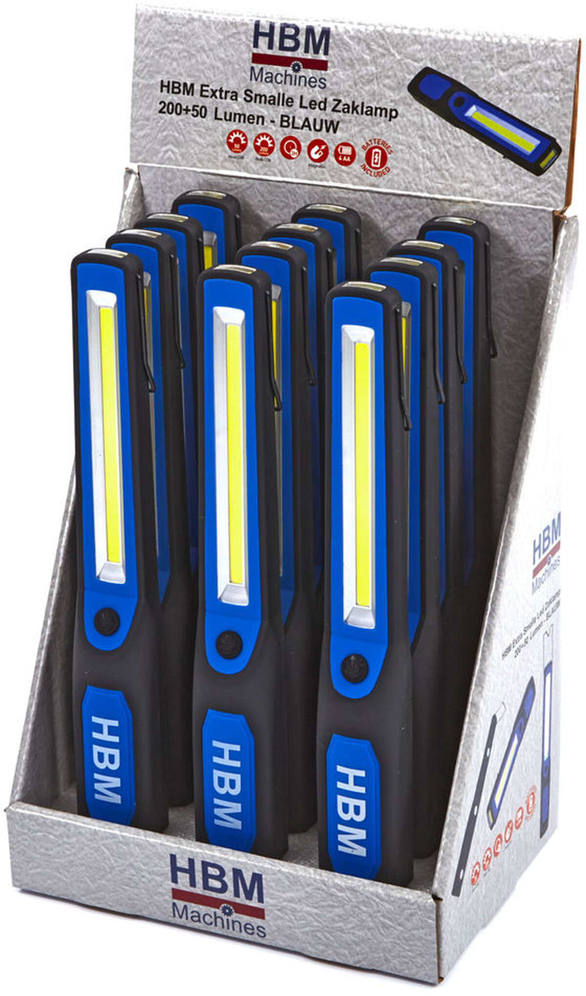 HBM ekstra smal ledet lommelykt 250 lumen HBM ekstra smal ledet lommelykt 250 lumen