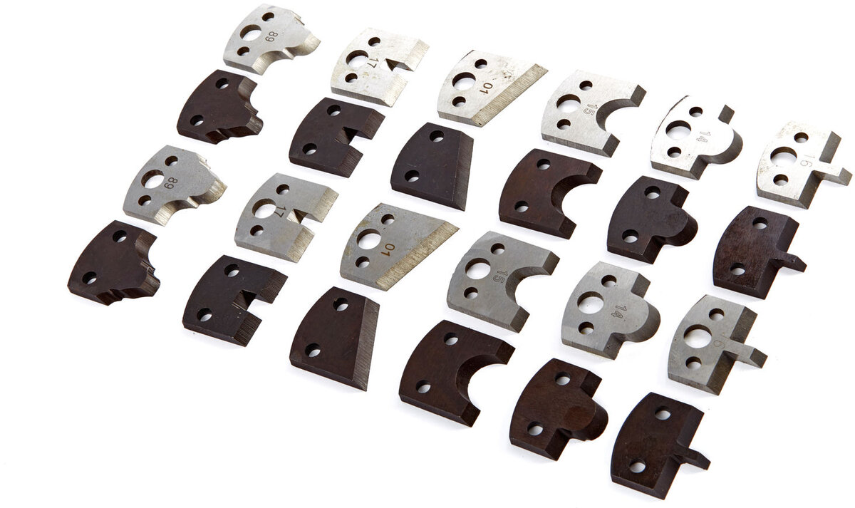 HBM 100 mm. professional wood milling head with 7 sets of knives