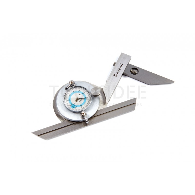 Dasqua professional adjustable protractor with clock
