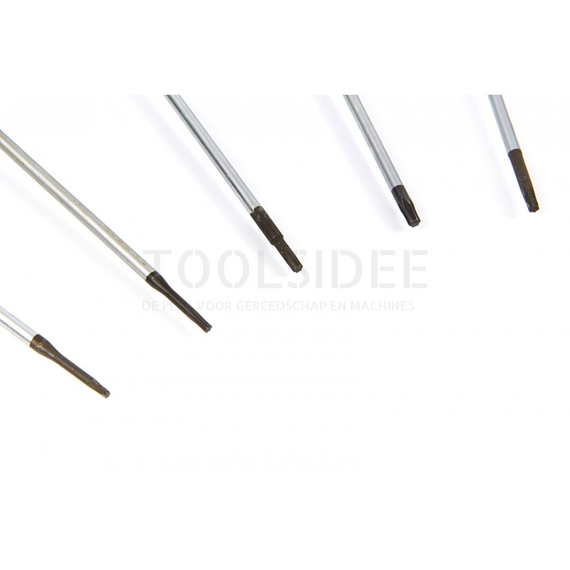 HBM 5-piece precision torx screwdriver set extra long