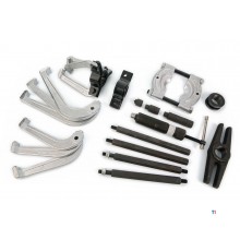 HBM 23-piece hydraulic pulley puller set and bearing puller set