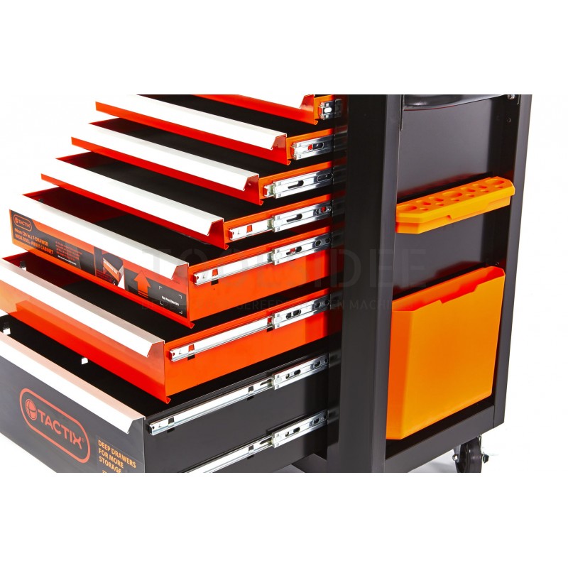HBM tactix 7 drawers tool trolley