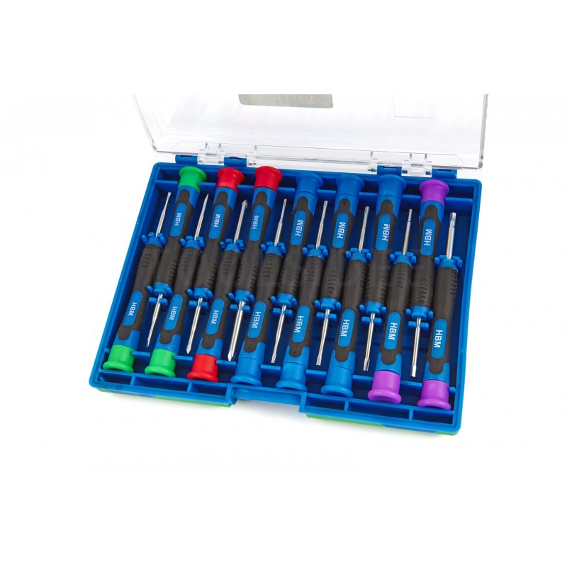 HBM 15-piece professional precision screwdriver set