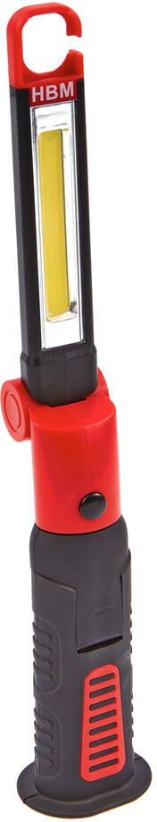 HBM Sammenleggbar Led Lommelykt 200 Lumen - Rød