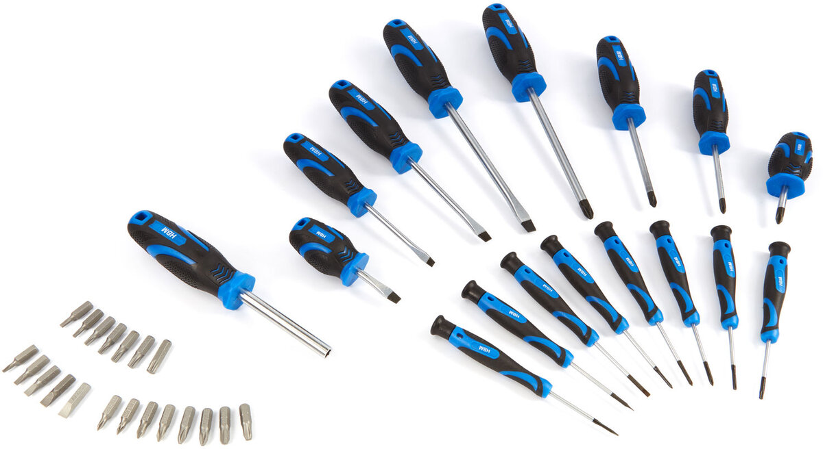 HBM 37-piece professional screwdriver and bit set HBM 37-piece professional screwdriver and bit set