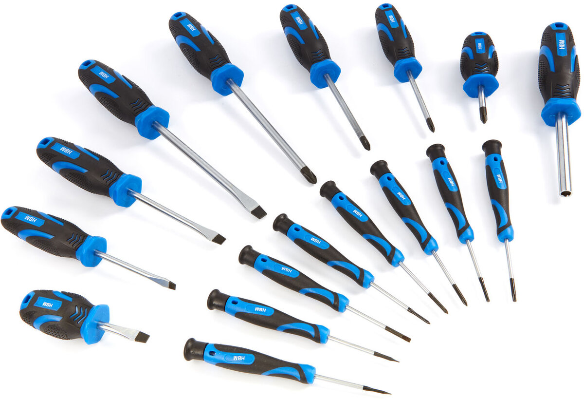 HBM 37-piece professional screwdriver and bit set HBM 37-piece professional screwdriver and bit set