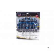 HBM 37-piece professional screwdriver and bit set HBM 37-piece professional screwdriver and bit set