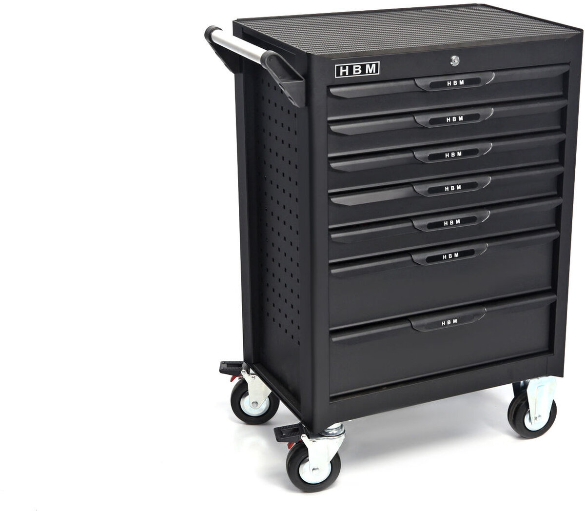 Chariot à outils HBM Profi Deluxe rempli - 283 pièces Chariot à outils HBM Profi Deluxe rempli - 283 pièces